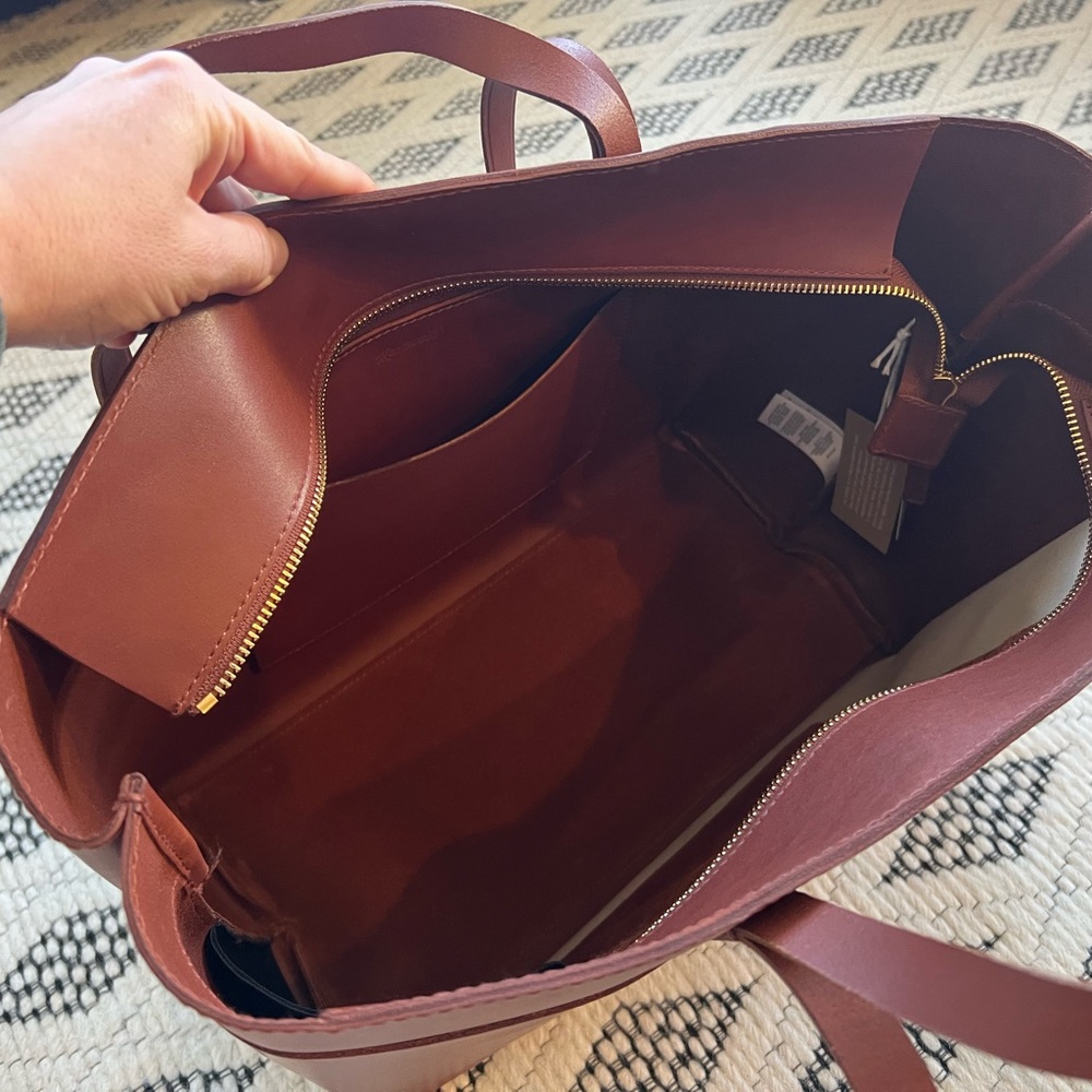 Madewell Brown Leather Tote - Picture 5 of 11
